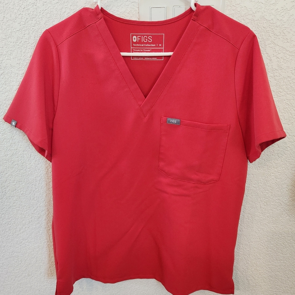 Figs set womens red